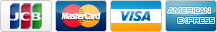 JCB, MasterCard, VISA, AMERICAN EXPRESS